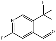 2-Fluoro-5-(trifluoromethyl)isonicotinaldehyde Structure
