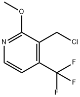 3-Chloromethyl-2-methoxy-4-(trifluoromethyl)pyridine Structure