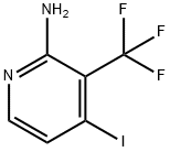 4-iodo-3-(trifluoromethyl)pyridin-2-amine 구조식 이미지