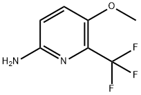 6-Amino-3-methoxy-2-(trifluoromethyl)pyridine Structure