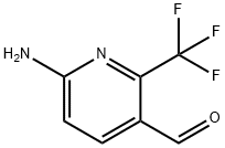 6-Amino-2-(trifluoromethyl)nicotinaldehyde 구조식 이미지