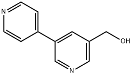 (5-(피리딘-4-일)피리딘-3-일)메탄올 구조식 이미지