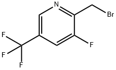 2-Bromomethyl-3-fluoro-5-(trifluoromethyl)pyridine Structure