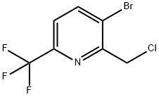 2-클로로메틸-3-브로모-6-(트리플루오로메틸)피리딘 구조식 이미지