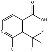 2-chloro-3-trifluoroMethylisonicotinic acid Structure
