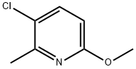 3-클로로-6-메톡시-2-메틸피리딘 구조식 이미지
