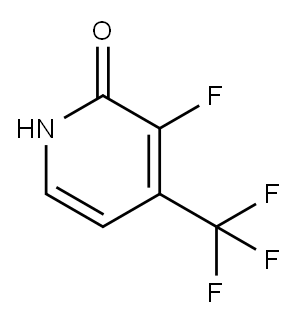 2-Hydroxy-3-fluoro-4-(trifluoromethyl)pyridine 구조식 이미지