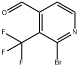 2-Bromo-3-(trifluoromethyl)isonicotinaldehyde Structure