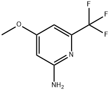 2-Amino-4-methoxy-6-(trifluoromethyl)pyridine 구조식 이미지