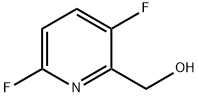 (3,6-디플루오로피리딘-2-일)메탄올 구조식 이미지