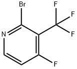 2-Bromo-4-fluoro-3-(trifluoromethyl)pyridine Structure