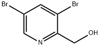 3,5-Dibromo-2-pyridinemethanol Structure