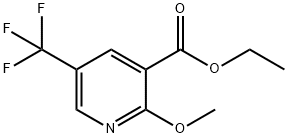 Ethyl 2-methoxy-5-(trifluoromethyl)nicotinate Structure