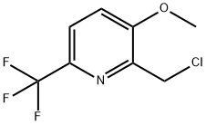 2-클로로메틸-3-메톡시-6-(트리플루오로메틸)피리딘 구조식 이미지