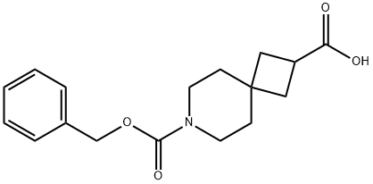 7-((benzyloxy)carbonyl)-7-azaspiro[3.5]nonane-2-carboxylic acid Structure