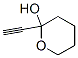 2H-Pyran-2-ol, 2-ethynyltetrahydro- (9CI) Structure