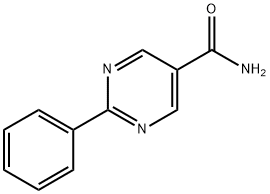 2-페닐-2-피리미딘-5-카르복실산아미드 구조식 이미지