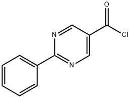 2-Phenylpyrimidine-5-carbonyl chloride 97% 구조식 이미지