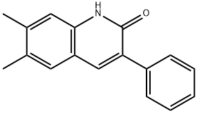 6,7-DIMETHYL-3-PHENYL-2-QUINOLINOL Structure