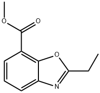 Methyl 2-ethyl-1,3-benzoxazole-7-carboxylate Structure