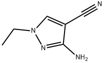 3-AMINO-1-ETHYL-1H-PYRAZOLE-4-CARBONITRILE Structure