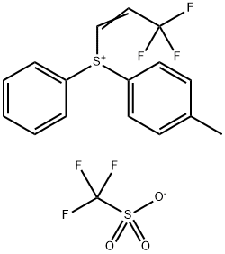 3,3,3-Trifluoropropen-1-yl phenyl tolyl sulfoniuM triflate Structure