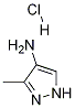 3-Methyl-1H-pyrazol-4-ylaMine hydrochloride 구조식 이미지