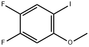 1,2-Difluoro-4-iodo-5-methoxy-benzene Structure