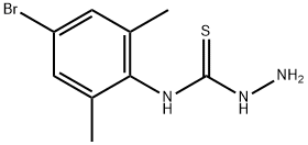 4-(4-BROMO-2,6-DIMETHYLPHENYL)-3-THIOSEMICARBAZIDE Structure