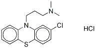 ChlorproMazine-d6 Hydrochloride 구조식 이미지