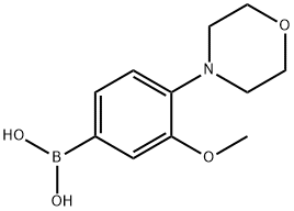 3-Methoxy-4-(Morpholin-4-yl)phenylboronic acid Structure