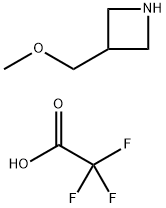 Azetidine, 3-(MethoxyMethyl)-, 2,2,2-trifluoro-acetate Structure