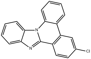 6-클로로벤조[4,5]이미다조[1,2-f]페난트리딘 구조식 이미지