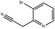 2-(3-브로모피리딘-2-일)아세토니트릴 구조식 이미지