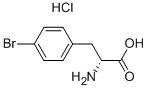 4-Bromo-D-phenylalanine hydrochloride 구조식 이미지