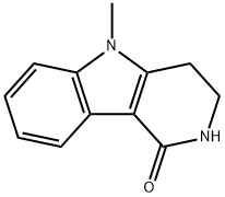 2,3,4,5-Tetrahydro-5-methyl-1H-pyrido[4,3-b]indol-1-one 구조식 이미지