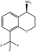 (S)-8-(트리플루오로메틸)크로만-4-아민 구조식 이미지