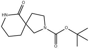 tert-부틸6-옥소-2,7-디아자스피로[4.5]데칸-2-카르복실레이트 구조식 이미지
