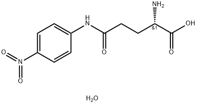 L-GAMMA-GLUTAMYL-P-NITROANILIDE MONOHYDRATE Structure