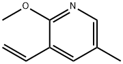 2-Methoxy-5-methyl-3-vinylpyridine 구조식 이미지