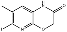 6-Iodo-7-methyl-1H-pyrido[2,3-b][1,4]oxazin-2(3H)-one Structure