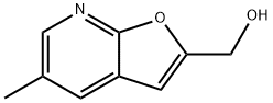 (5-Methylfuro[2,3-b]pyridin-2-yl)methanol 구조식 이미지