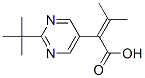 5-피리미딘아세트산,2-(1,1-디메틸에틸)-알파-(1-메틸에틸리덴)-(9CI) 구조식 이미지