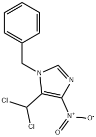 1-BENZYL-5-DICHLOROMETHYL-4-NITROIMIDAZOLE Structure