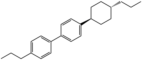 4-trans-Propylcyclohexyl-4'-propylbiphenyl Structure
