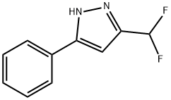 3-디플루오로메틸-5-페닐피라졸 구조식 이미지