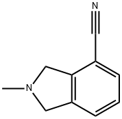 2,3-dihydro-2-Methyl-1H-Isoindole-4-carbonitrile Structure