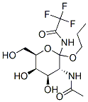 trifluoroacetamidopropyl-2-acetamido-2-deoxygalactopyranoside Structure