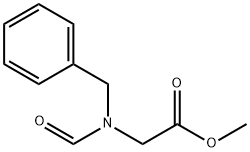 Methyl 2-(N-benzylforMaMido)acetate Structure