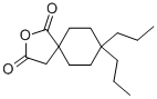 8,8-DIPROPYL-2-OXA-SPIRO[4.5]DECANE-1,3-DIONE Structure